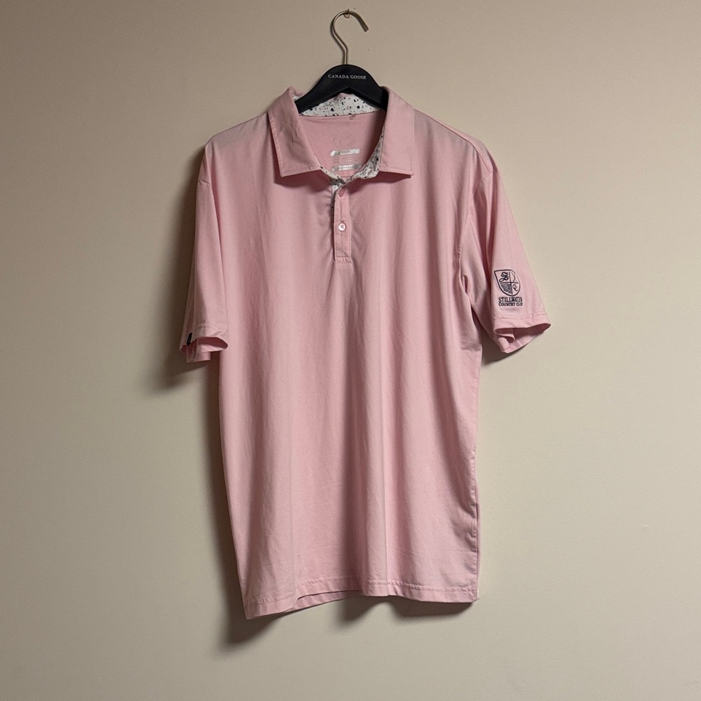 Men’s Pink Swannies Polo Shirt